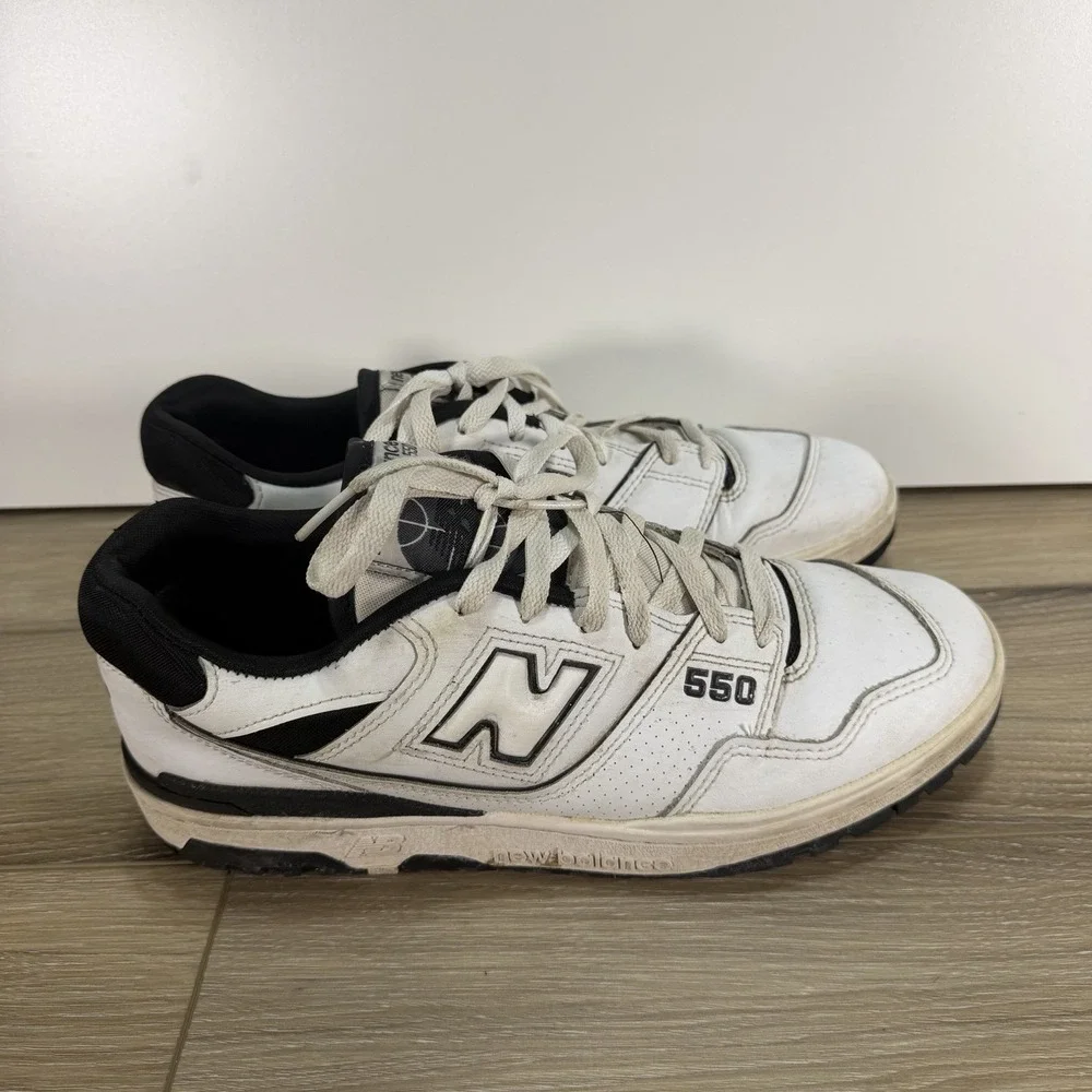 New Balance 550 White Black Men's Size 10.5 D BB550HA1 Panda
